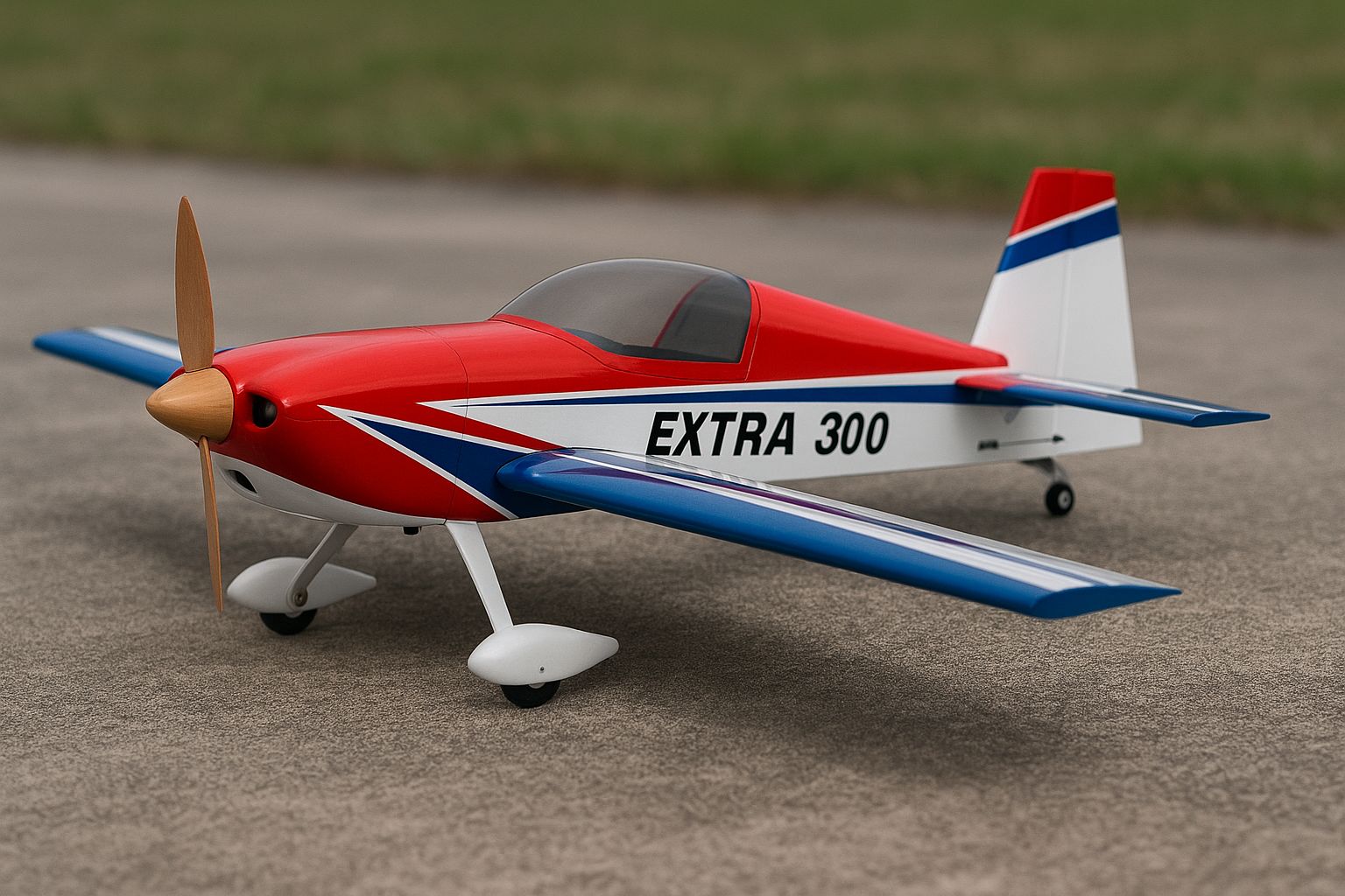 The Strength and The style of the RC Extra 300 stunt plane